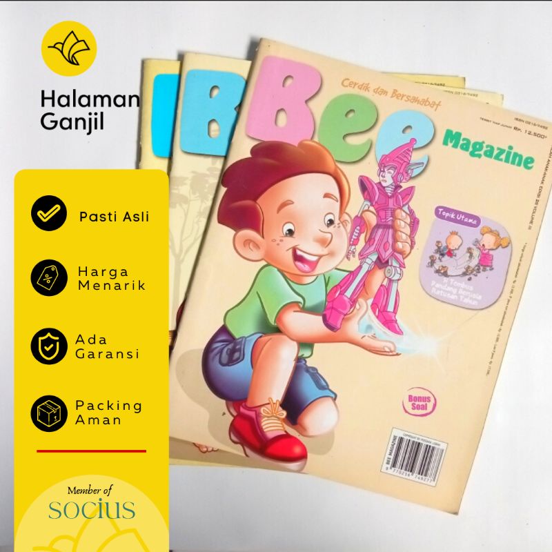 majalah Pengetahuan Anak Majalah Bee bekas