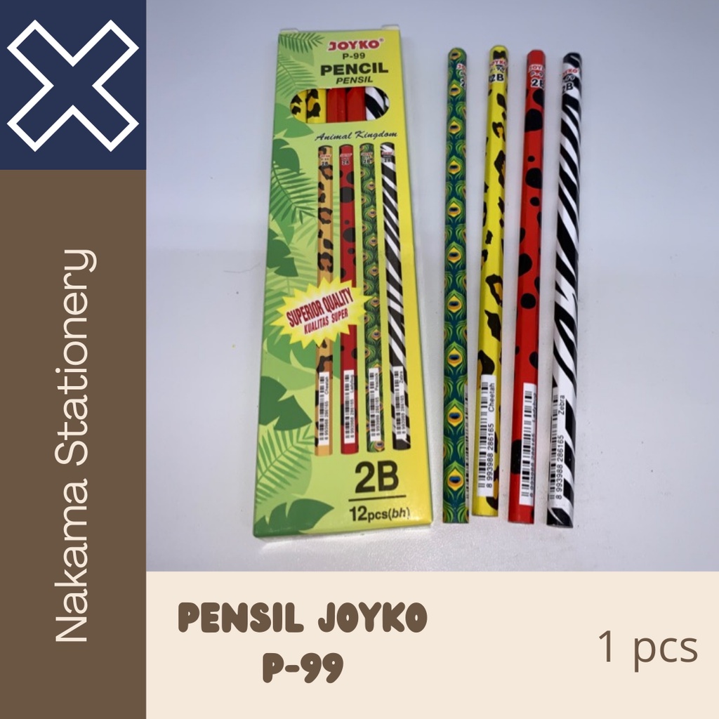 

(ECER) Pensil 2B Joyko Animal Kingdom (P-99)