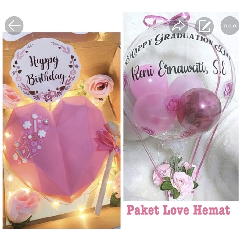 

[READY JAKARTA H-1] Paket Smash cake & Bucket Ballon Jakarta