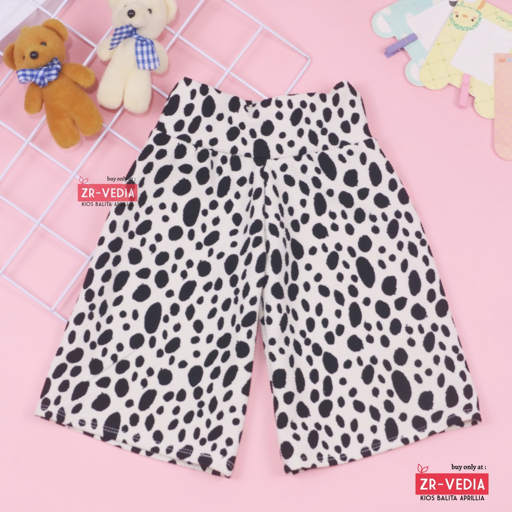 Kulot Motif Uk. 5-6 Tahun / Celana 3per4 Anak Perempuan Skirt Murah Celana Pendek Pants Adem Kulot