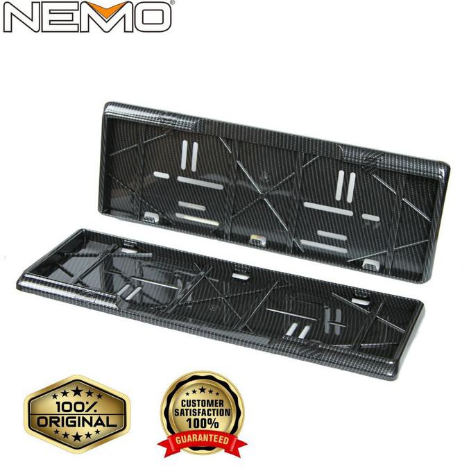 Tempat / Dudukan Plat Nomor Mobil Carbon NEMO