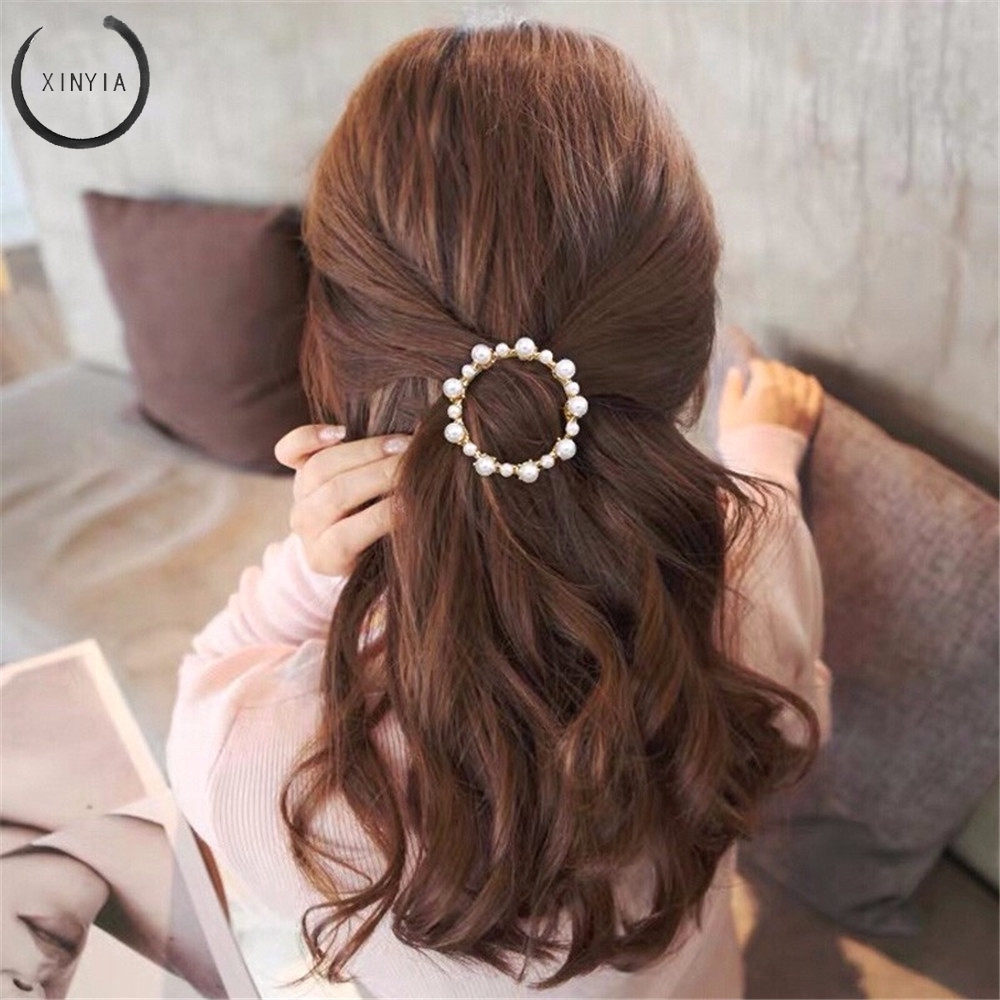 Jepit Rambut Women Pear Hair Clip Hair Pin Mutiara Klip Untuk Wanita