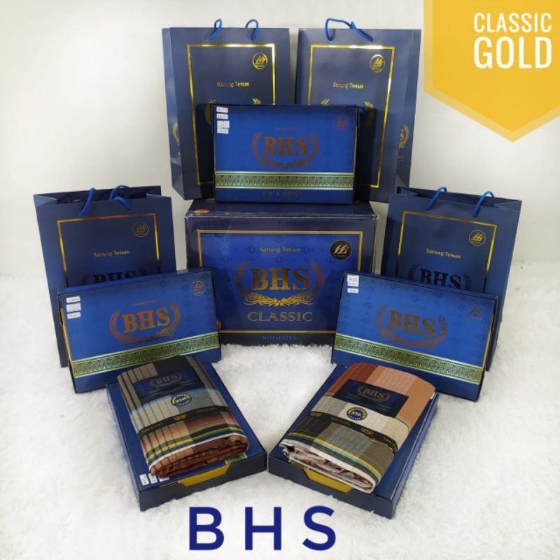 Sarung BHS Classic Gold Songket SKT RTM BTG KMB MTR SSK