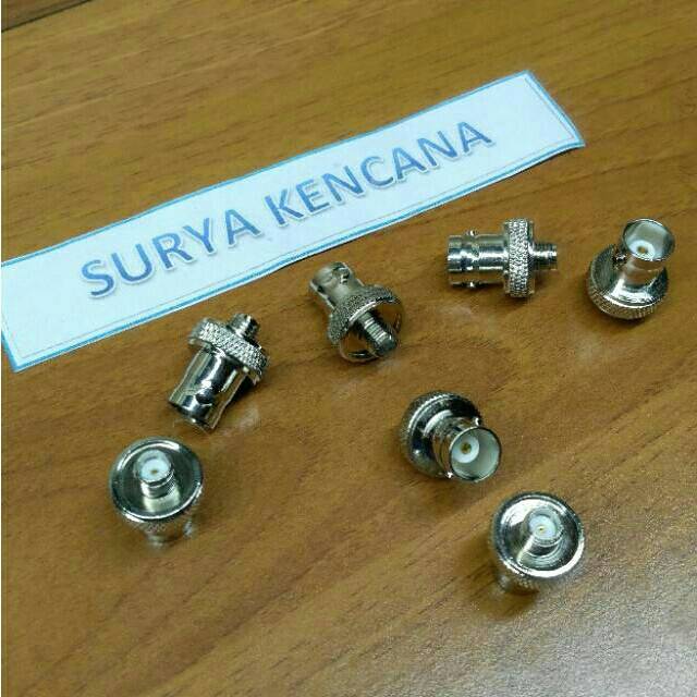 KONEKTOR ANTENA HT SMA FEMALE TO BNC FEMALE SMA female HT baofeng weierwei