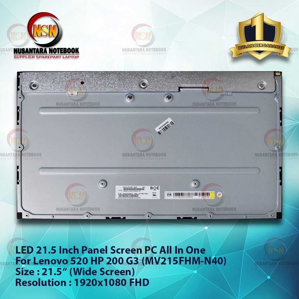 LED 21.5 Inch Panel Screen PC All In One For Lenovo 520 HP 200 G3