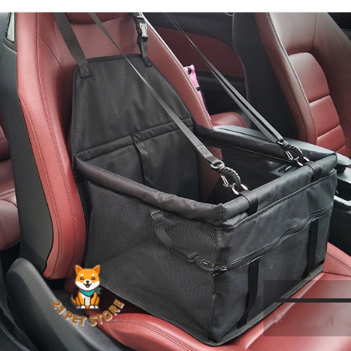 Kotak Tempat Duduk Mobil Anjing Kucing Anti Air Dog Cat Pet Car Seat Box Waterproof - 21PETSTORE