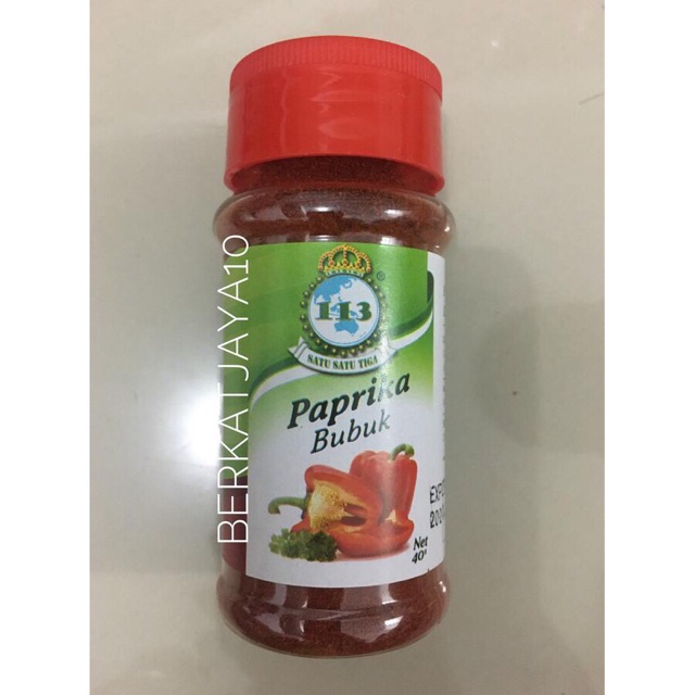 Bumbu 113 Paprika Bubuk Powder Ground Paprika Bumbu Tabur Botol 40 gram