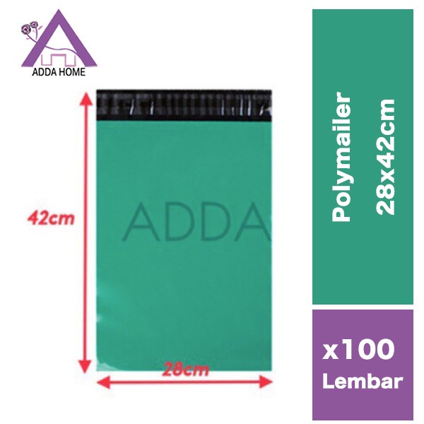 

MENYURAT-SURAT- PLASTIK PACKING KEMASAN ( POLYMAILER ) 28X42 CM TOSCA - ADDA HOME -SURAT-MENYURAT.