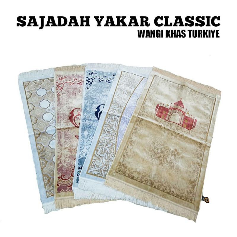 SAJADAH YAKAR CLASSIC WANGGI Sajadah turki sajadah wangi parfum sajadah bulu