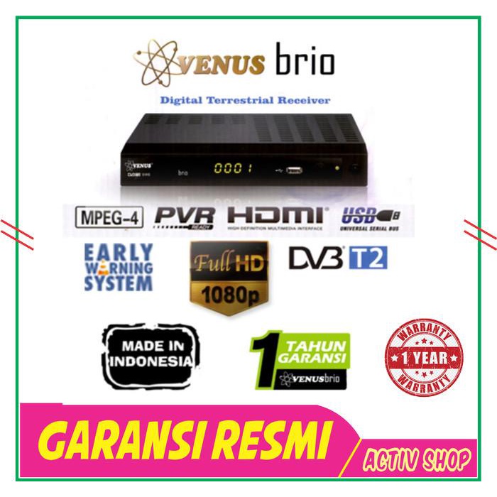 Set Top Box Tv Digital Dvbt2 / Dvb-T2 Tanaka / Venus Brio Ews
