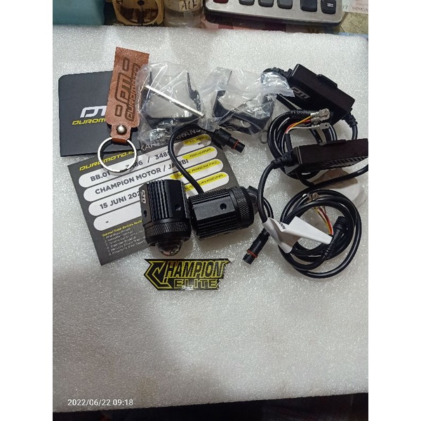 Lampu tembak d2 laser original DUROMOTO M1 bkn bullaes luminous