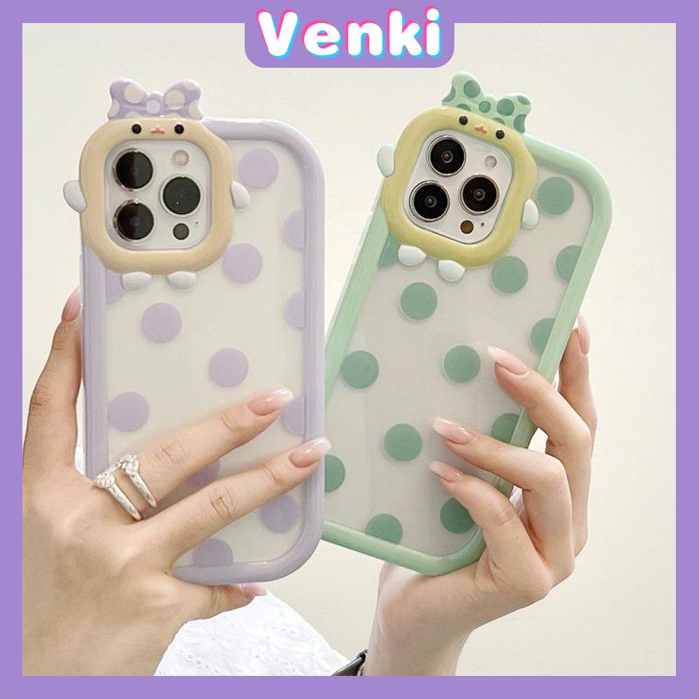 iPhone Case Silicone Soft Case Clear Case Airbag Shock Resistant Protection Camera Smooth Feel Colorful Dot Compatible For iPhone 11 Pro Max 13 Pro Max 12 Pro Max 7Plus xr XS Max