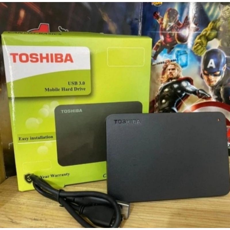 Hardisk External Toshiba Canvio USB 3.0 HDD 1TB 2TB Harddisk External