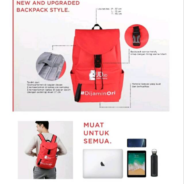 Tas punggung jd.id