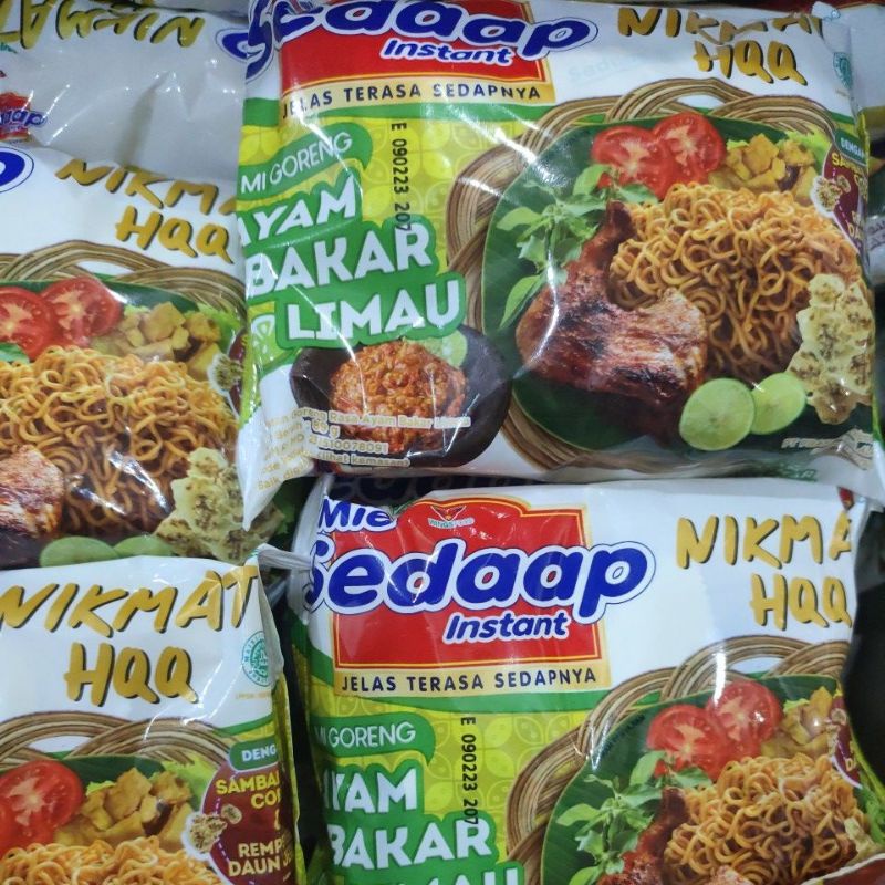 

[paket 10 pcs] mie sedaap ayam bakar limau
