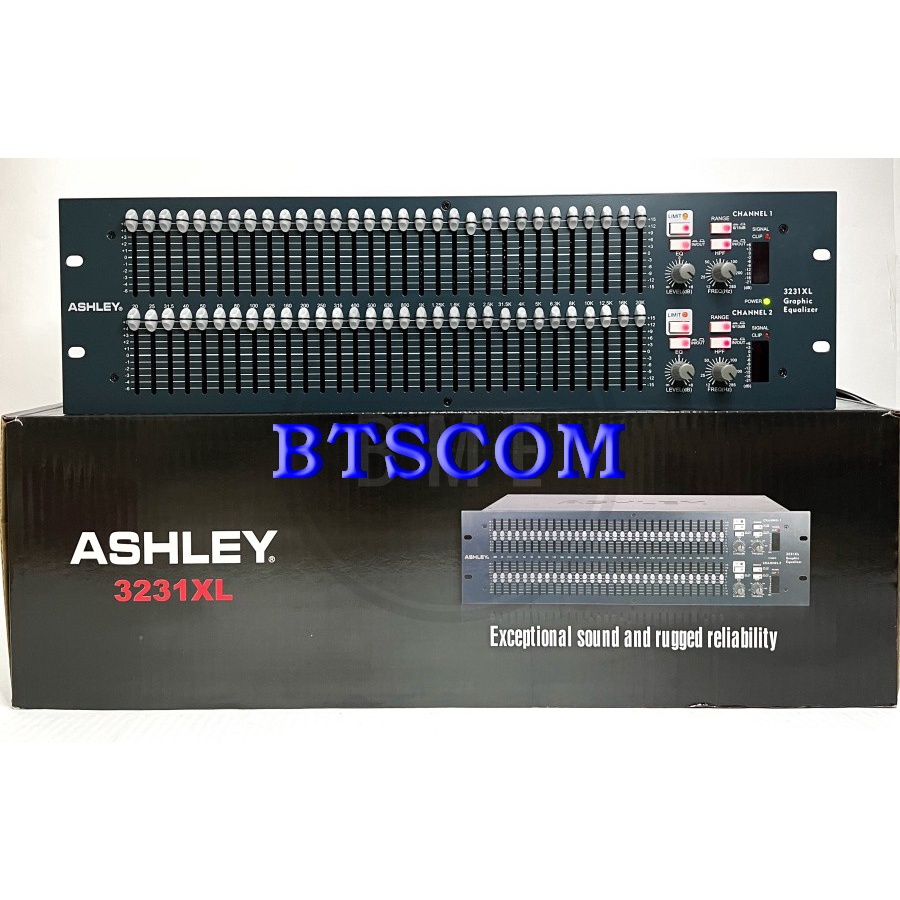 Equalizer ASHLEY 3231xl professional Graphic EQ 3U ashley 3231 xl