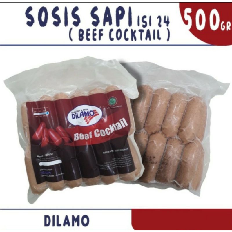 

Dilamo sosis beef cocktail cokelat SB 500gr