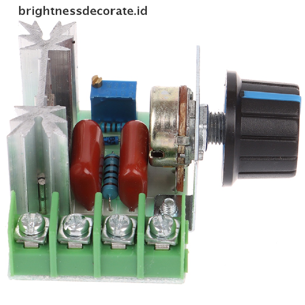 1 Pc 50-220v 2000w Alat Regulator Thermostat Scr Voltage