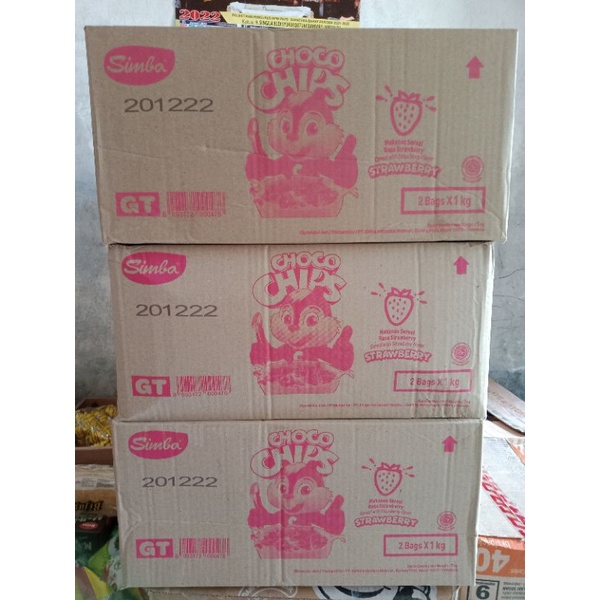

Simba Chocochip Rasa Strawberry 1 Kg x 2 Pcs