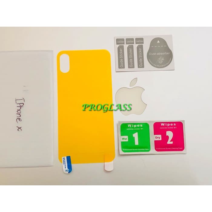 Iphone XR / XS MAX BACK Cover CLEAR TPU Film Protector / Antigores Premium