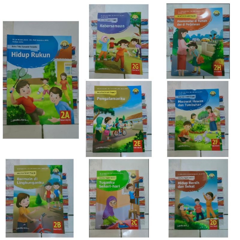 PROMO Buku Tematik Terpadu 2A 2B 2C 2D 2E 2F 2G 2H Revisi Yudhistira