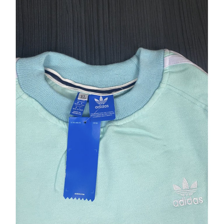 Crewneck adidas biru muda/langit