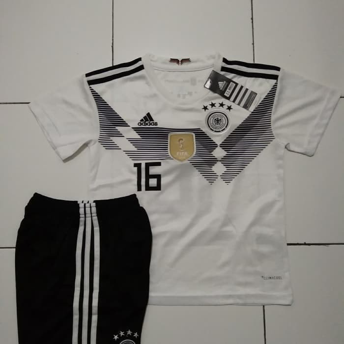 Diskon Jersey German Jerman Kids Home/Away 2018/2019 + NAMESET GO Grade Ori