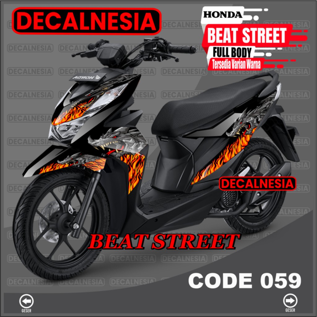Jual Decal Beat Street 2021 Full Body Stiker Motor New 2020 Modif Sticker Variasi Dekal Aksesoris 2022 Indonesia Shopee Indonesia