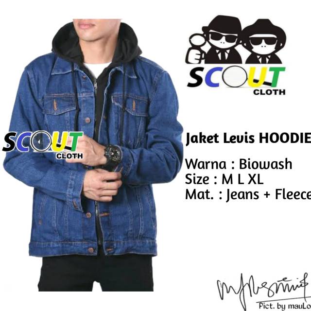 Jaket Levis Jaket Jeans Pria Jaket Levis Pria Jaket Jeans cowok Jaket levis ariel jaket levis hoodie