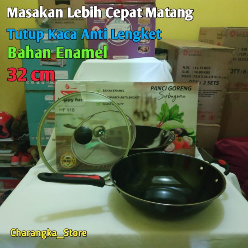 PANCI GORENG SERBAGUNA HAPPY FUN 32 CM