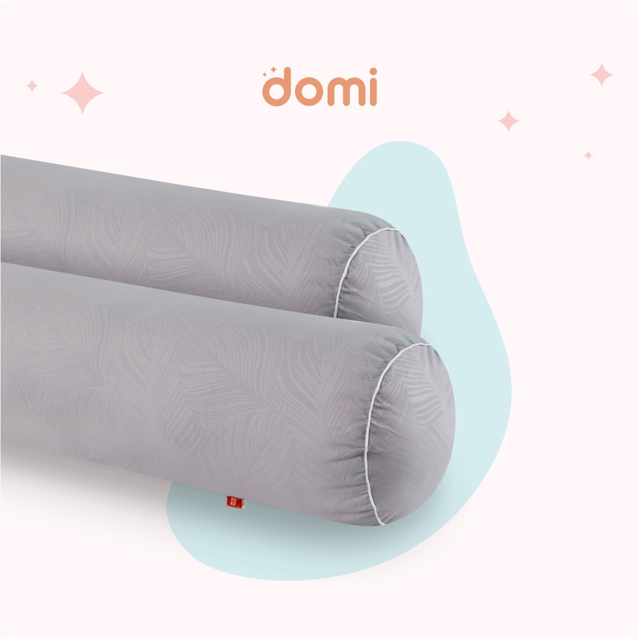 Domi Bantal Guling Korean Microfiber Grey / Pillow Bantal Guling Microfiber Bantal Guling Premium Bantal Guling Domi