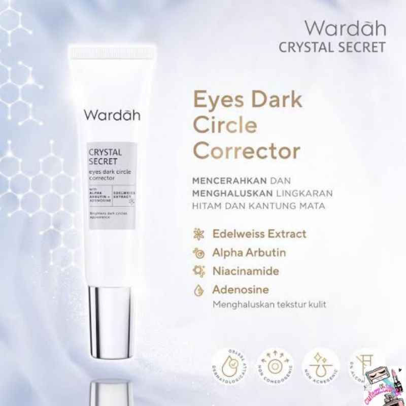 ☃Cutezz_Ching1☃Wardah Crystal Secret Eyes Dark Circle Corrector 10ml