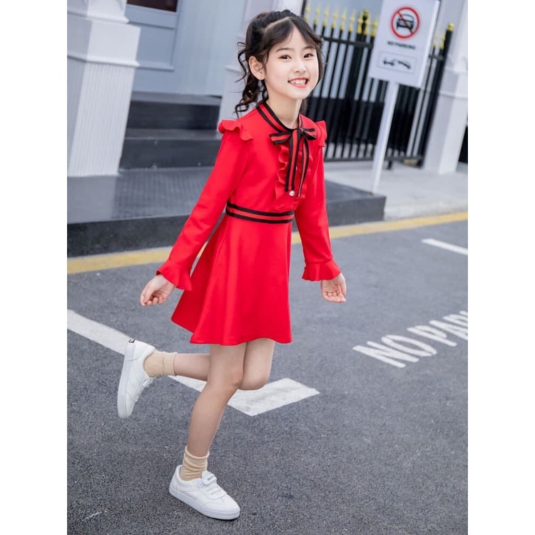 Promo !! Dress anak perempuan / dress wrinkle two colour ukuran 3-7tahun / Dress cassual anak cewek