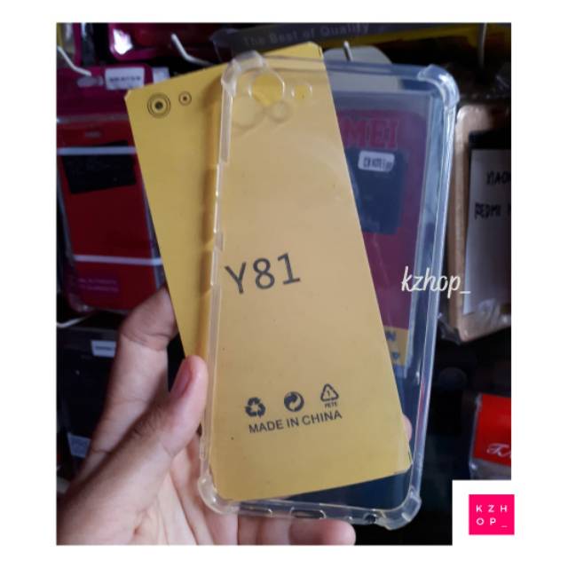 Anticrack Vivo Y81 / y81 Softcase Anti Crack Bening Transparan Cover Case Casing Soft