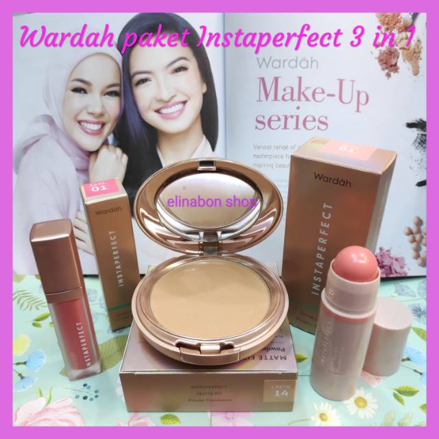 Wardah instaperfect paket 3 in 1