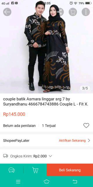 Couple Batik Asmara Linggar Srg 7 By Suryandhanu 4666784743886 Couple L - Fit X.