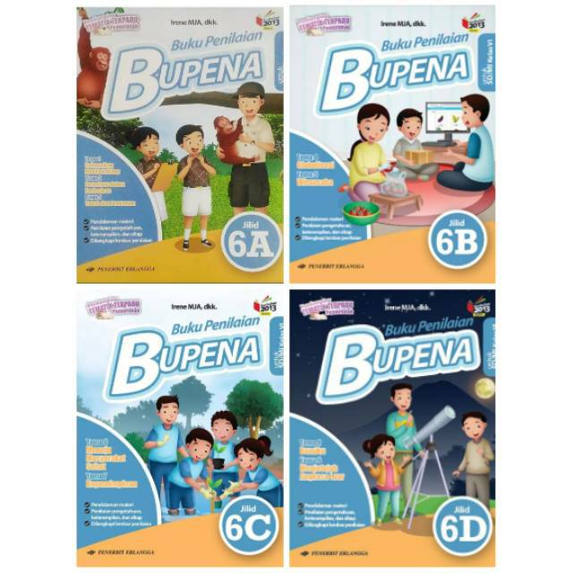 Bupena 6a 6b 6c 6d Buku Penilaian Kelas 6 Sd Mi K13n Revisi Shopee Indonesia