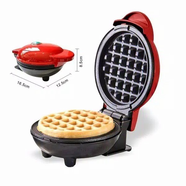 [BISA COD] PROMO Waffle Maker Elektrik Alat Pembuat Waffle Cetakan Croffle Pancake Anti Lengket Murah