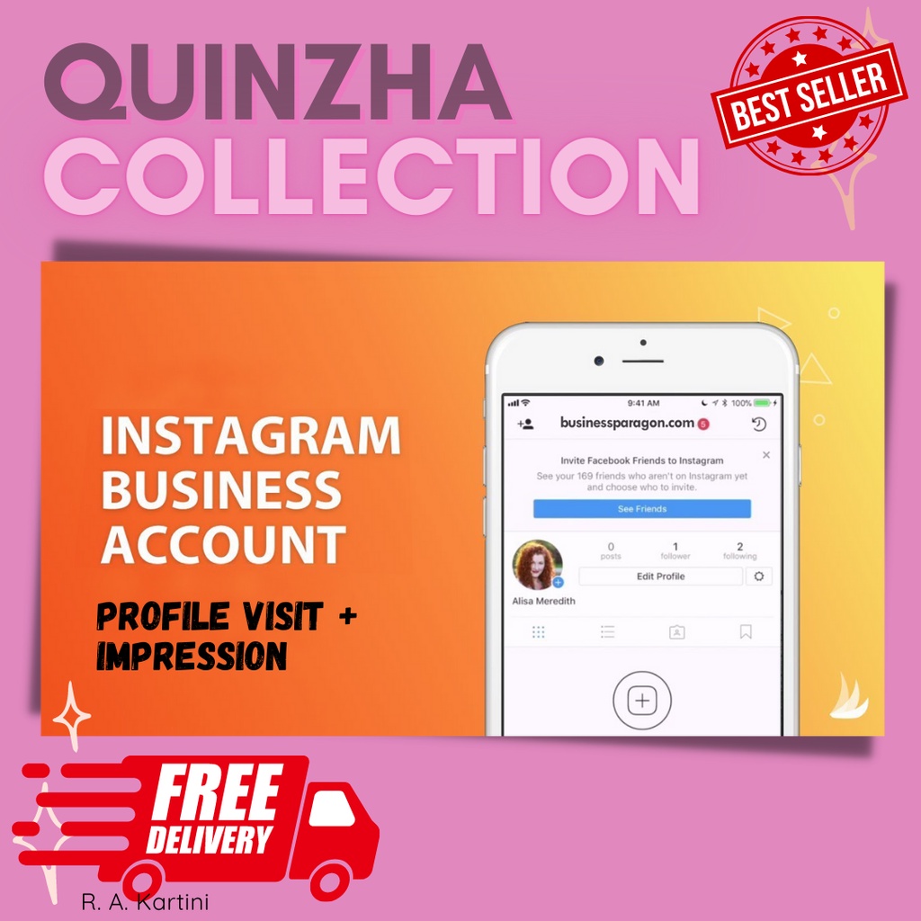 PROMO INSTAGRAM BISNIS PROFILE Visit + IMPRESSION per 100 TRAFFIC