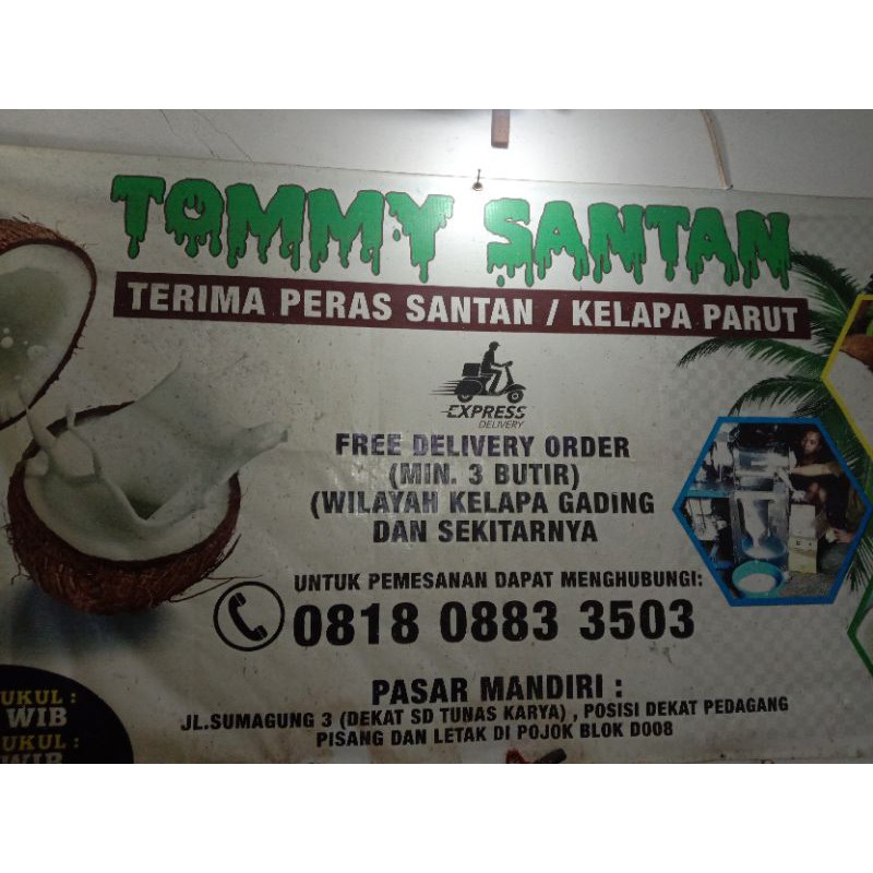 

kelapa parut santan