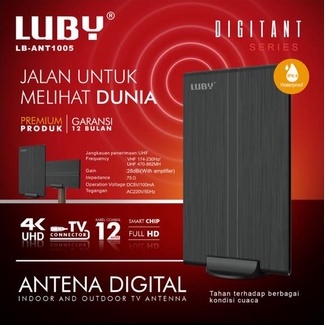 ANTENA DIGITAL LUBY UNTUK ANTENA INDOOR AND OUTDOOR LUBY LB-ANT 1005 dan 1006