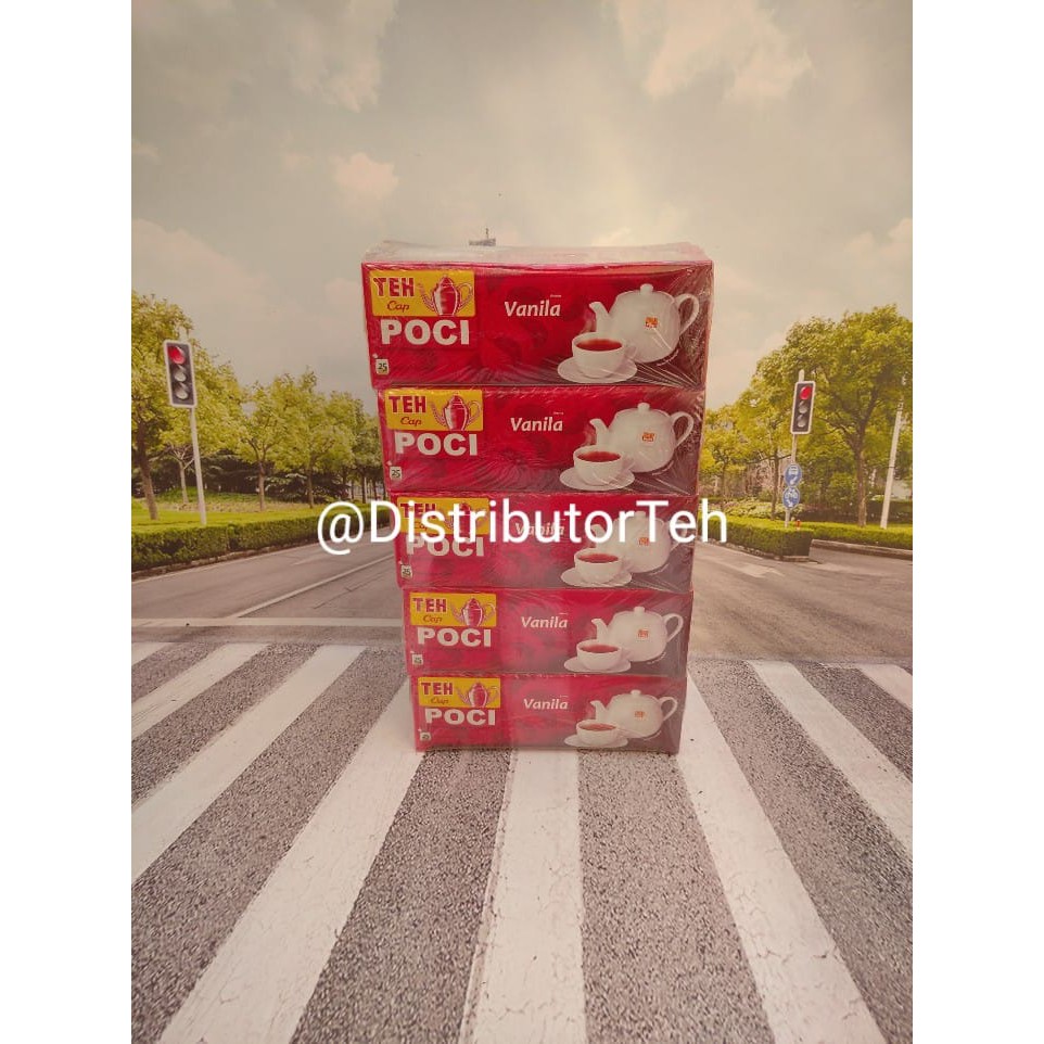 

Teh Celup CAP POCI VANILLA box / pak - 5 box - Teh alami Harum