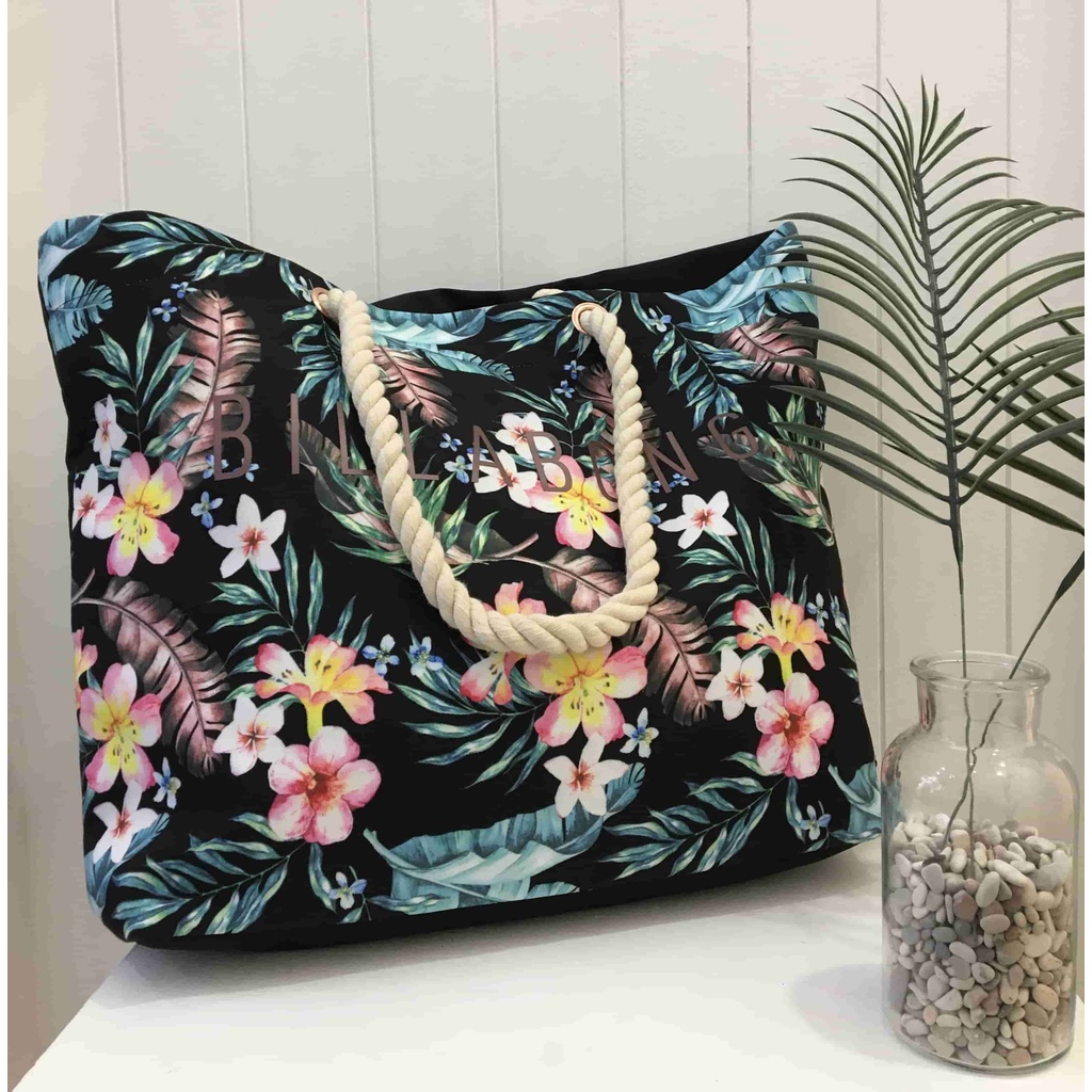 BILLABONG ORIGINAL - EDEN BEACH BAG - 6603106 BLAALL - BLACK