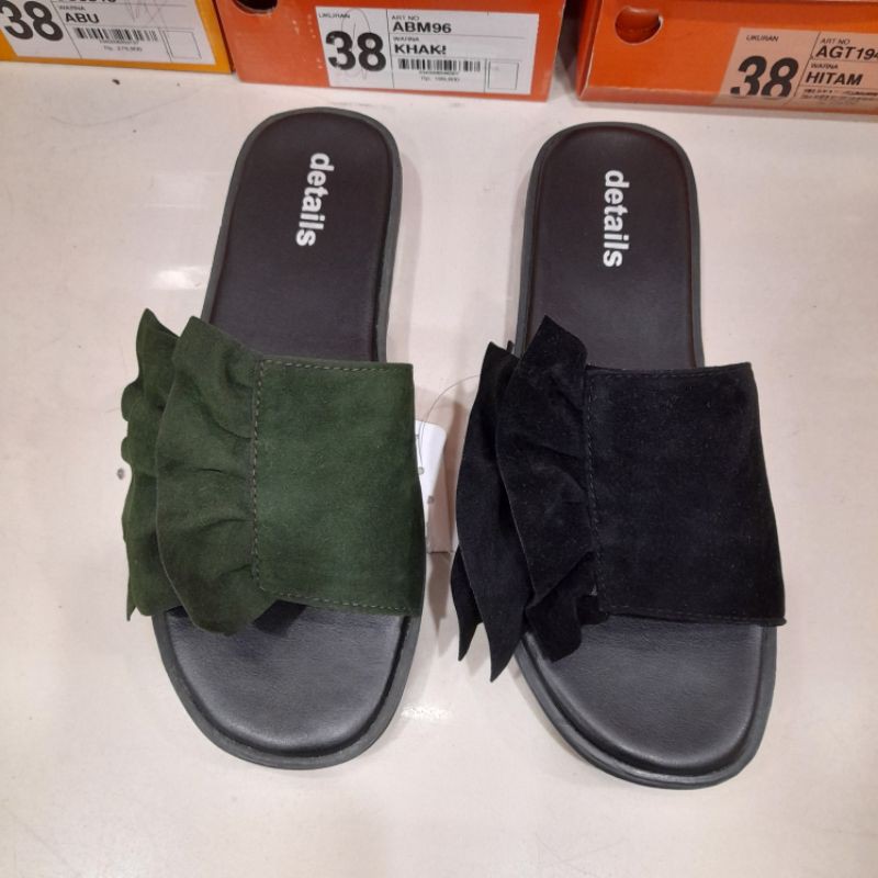 sandal slop wanita details
