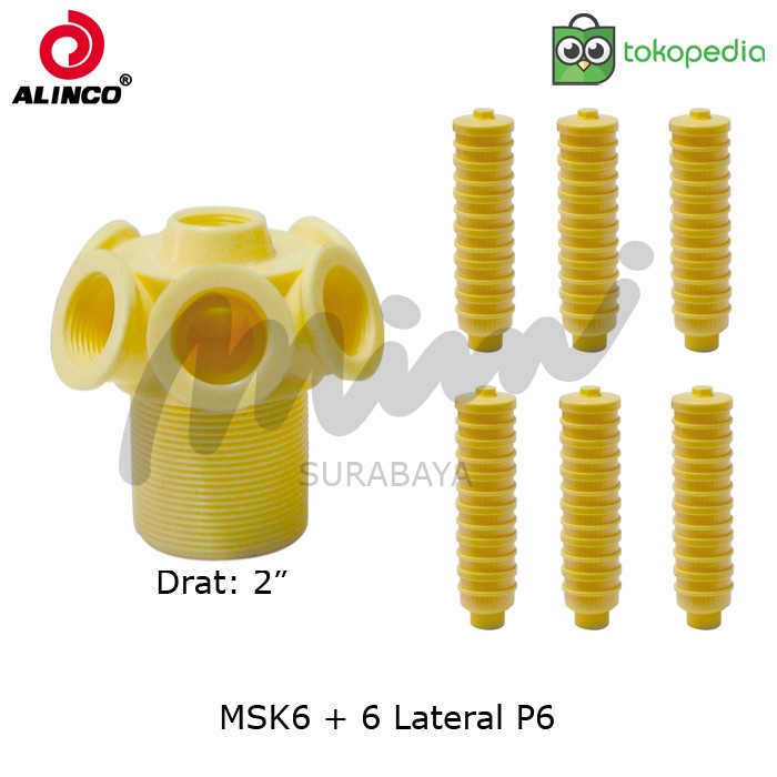 Filter Nozzle Strainer Bintang Star MSK6 Lateral P6 0,2mm