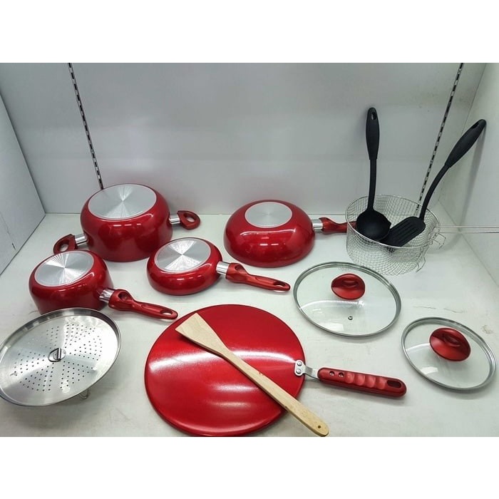 Panci Set Supra 12 Pcs - Supra Rosemary Premium Cookware Set