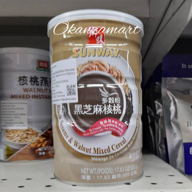 

SunWay Black Sesame & Walnut Mix Cereal 500gr