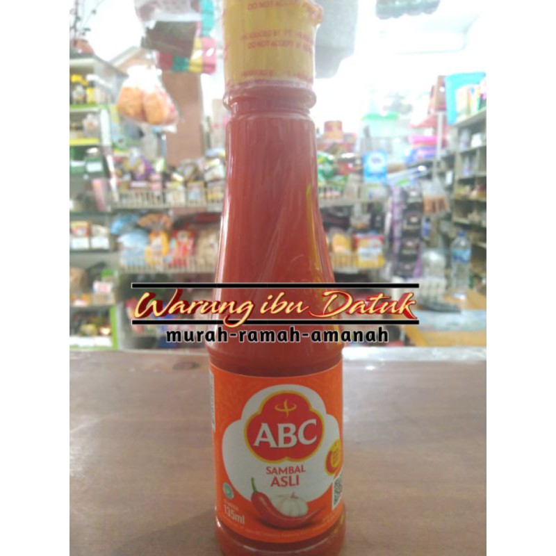 

Saus sambel | sambal ABC SAMBAL ASLI 135g