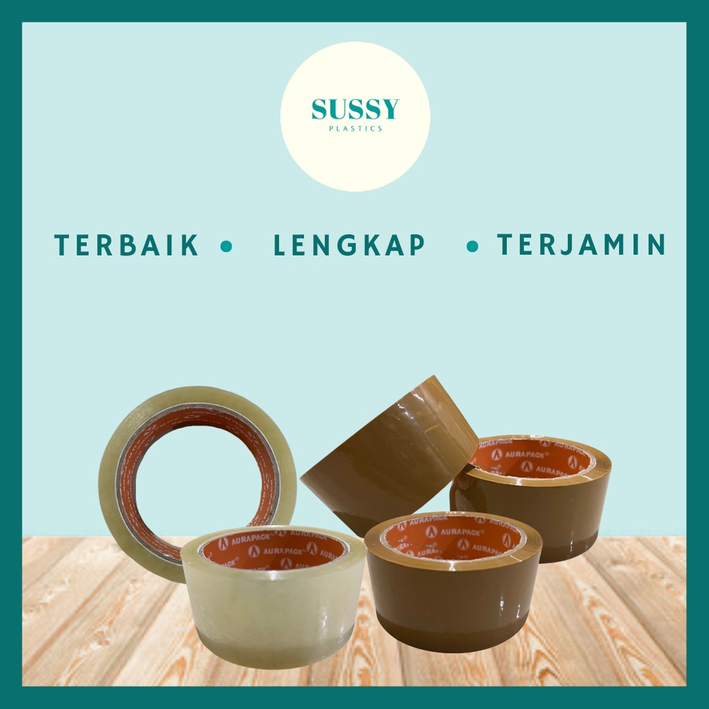 

LAKBAN 45MM X 50M WARNA BENING, COKLAT AURAPACK OPP