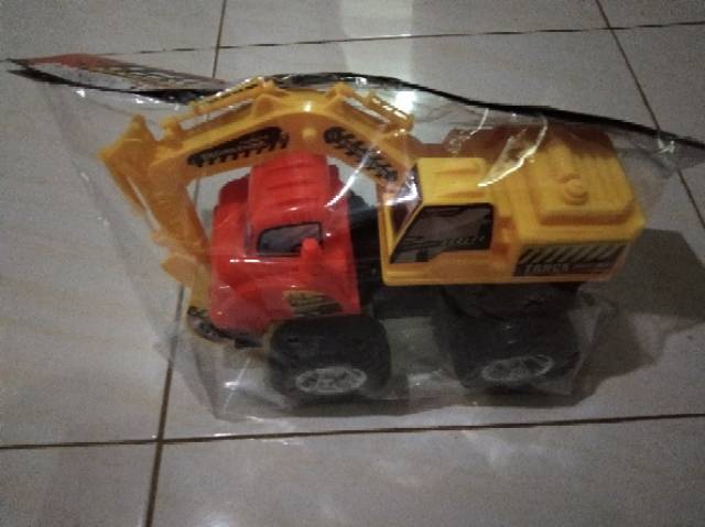 MC 224 Jual mainan anak lucu excavator garuk kualitas bagus